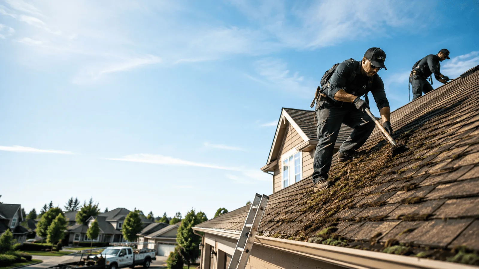 Roof Moss Removal in Long Bottom, OH near me